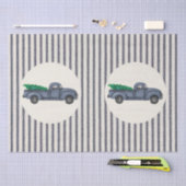  blauw kerstboompapier voor vrachtwagens tissuepapier (Craft)