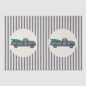  blauw kerstboompapier voor vrachtwagens tissuepapier (Voorkant)