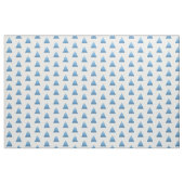 Blauw kerstboompatroon stof (Fat Quarter)