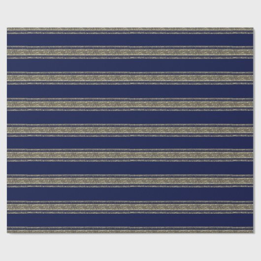 Blauw kerstcadeaupapier cadeaupapier (Vlak)