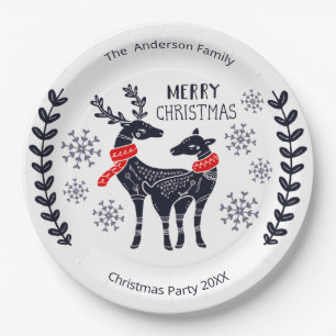Blauw kerstcadeautjes, speciaal papier Bord