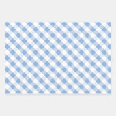 Blauw kerstfeest inpakpapier vel (Voorkant 3)