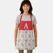 Blauw kerstkoekjes Schort, klein Schort (Insitu)