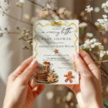 Blauw Kerstmis Baby shower elegant neutraal goud Save The Date<br><div class="desc">Een klein kerstfeest Baby shower uitnodigen. Eenvoudig te bewerken tekst. Klik voor verdere aanpassingen op "verder aanpassen". Meer mogelijkheden in onze winkel,  of neem contact met ons op.</div>