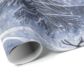 Blauw Kerstmispatroon#13 ID1009 Cadeaupapier (Rol Hoek)