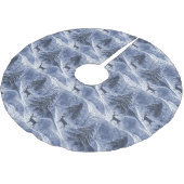 Blauw Kerstmispatroon#13 ID1009 Kerstboom Rok (Gekanteld)