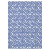 Blauw Kerstmispatroon#6 ID1009 Tafelkleed (Voorkant)