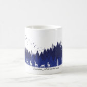 Blauw Kerstmuts Koffiemok (Center)