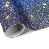 Blauw kerstpapier cadeaupapier (Rol Hoek)