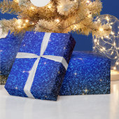 Blauw kerstpapier cadeaupapier