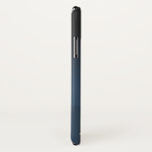 Blauw kerstthema met gouden kerstboom Case-Mate iPhone case (Achterkant / rechts)