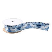 Blauw kerstvakantie lint (Spoel)