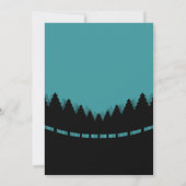 Blauw Kerstwoud Kaart (Achterkant)