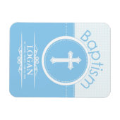 , blauw kind van God Baptisme Magneet (Horizontaal)