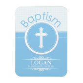 , blauw kind van God Baptisme Magneet (Verticaal)