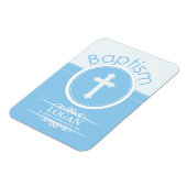 , blauw kind van God Baptisme Magneet (Linkerzijde)