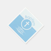 , blauw kind van God Baptisme Servet (Hoek)