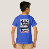 Blauw Kinder T-Shirt (Achterkant volledig)