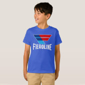 Blauw Kinder T-Shirt (Voorkant volledig)
