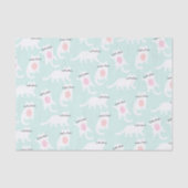 Blauw Kittens-weefselpapier Tissuepapier (Voorkant)