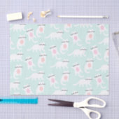 Blauw Kittens-weefselpapier Tissuepapier (Craft)
