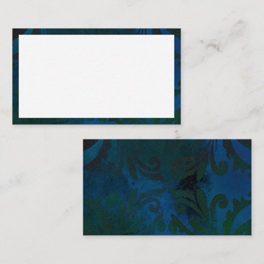 blauw klantenkaartje (Voorkant / Achterkant)