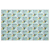 BLAUW KLEIN MAAR FEL GYMNAST AANGEPASTE STOF (Fat Quarter)