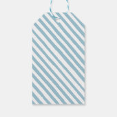 Blauw klein pompoen baby boy douche dank u labels cadeaulabel (Achterkant)