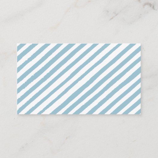 Blauw klein pompoen baby shower luier verloting ka informatiekaartje (Achterkant)