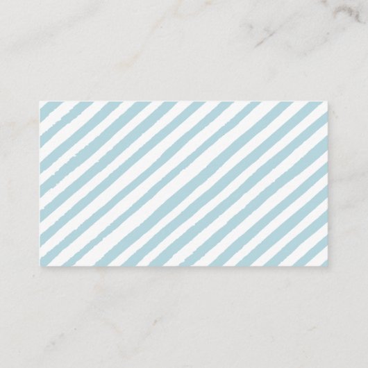 Blauw klein pompoen jongen baby shower luier loter informatiekaartje (Achterkant)