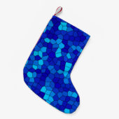 BLAUW KLEINE KERSTSOK (Voorkant (Hangend))