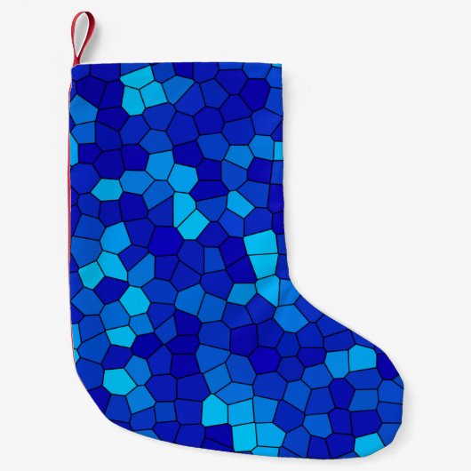 BLAUW KLEINE KERSTSOK (Voorkant)