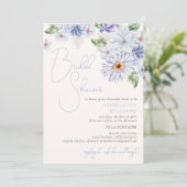 Blauw, kleurrijk, roomachtig Vrijgezellenfeest Kaart (Staand voorkant)