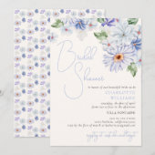 Blauw, kleurrijk, roomachtig Vrijgezellenfeest Kaart (Voorkant / Achterkant)