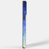 Blauw Kleurrijke Moderne Waterverf Kunst Sterrenna Case-Mate iPhone Case (Achterkant / Rechts)