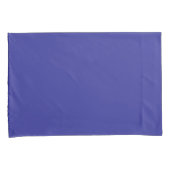 Blauw (kleurstof) (effen kleur) kussensloop (Voorkant-Rechts)