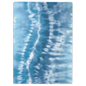 Blauw kleurstofklembord klembord (Achterkant)