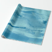 Blauw kleurstofverdampingspapier cadeaupapier (Uitgerold)