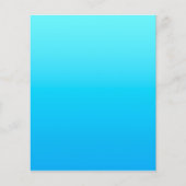 Blauw kleurverloop flyer (Voorkant)