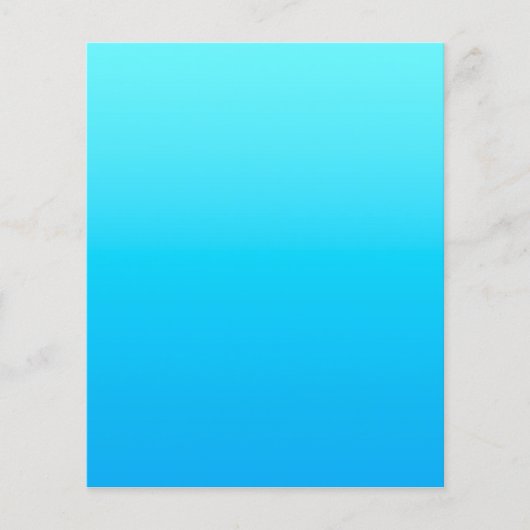 Blauw kleurverloop flyer (Voorkant)