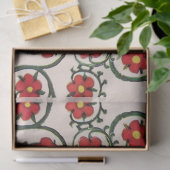 BLAUW KNIGHT MET ROSES MEDIEVAL MINIATUM TISSUEPAPIER (Geschenk)