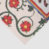 BLAUW KNIGHT MET ROSES MEDIEVAL MINIATUM TISSUEPAPIER (Detail)