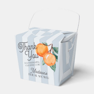 Blauw Knuffel Hoofd Pers Citrus Verjaardagsfeestje Bedankdoosjes