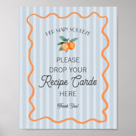 Blauw Knuffel Hoofdsqueeze Citrus Recept Delen Poster