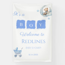 Blauw Knuffelbeer Het is een Jongen Baby Shower