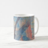 Blauw koffiemok (Voorkant rechts)