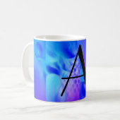 Blauw Koffiemok (Voorkant links)