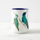Blauw Kolibrie Mok (Midden)