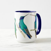 Blauw Kolibrie Mok (Voorkant rechts)
