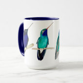 Blauw Kolibrie Mok (Voorkant links)